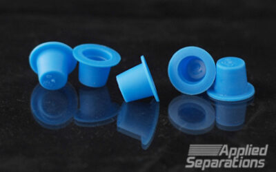 blue caps for solid phase extraction cartridges
