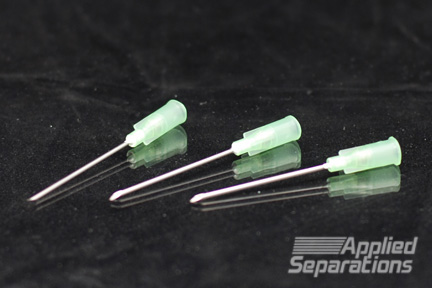 luer needles for solid phase extraction